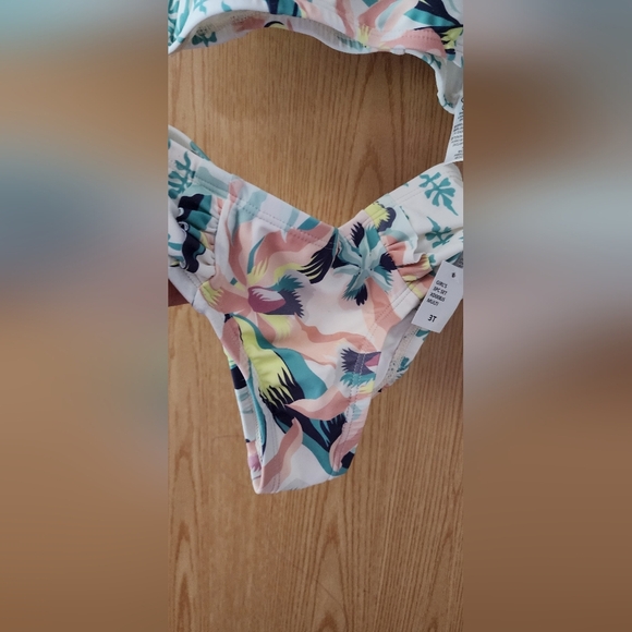 Tropical Print Bikini Set - Picture 3 of 4